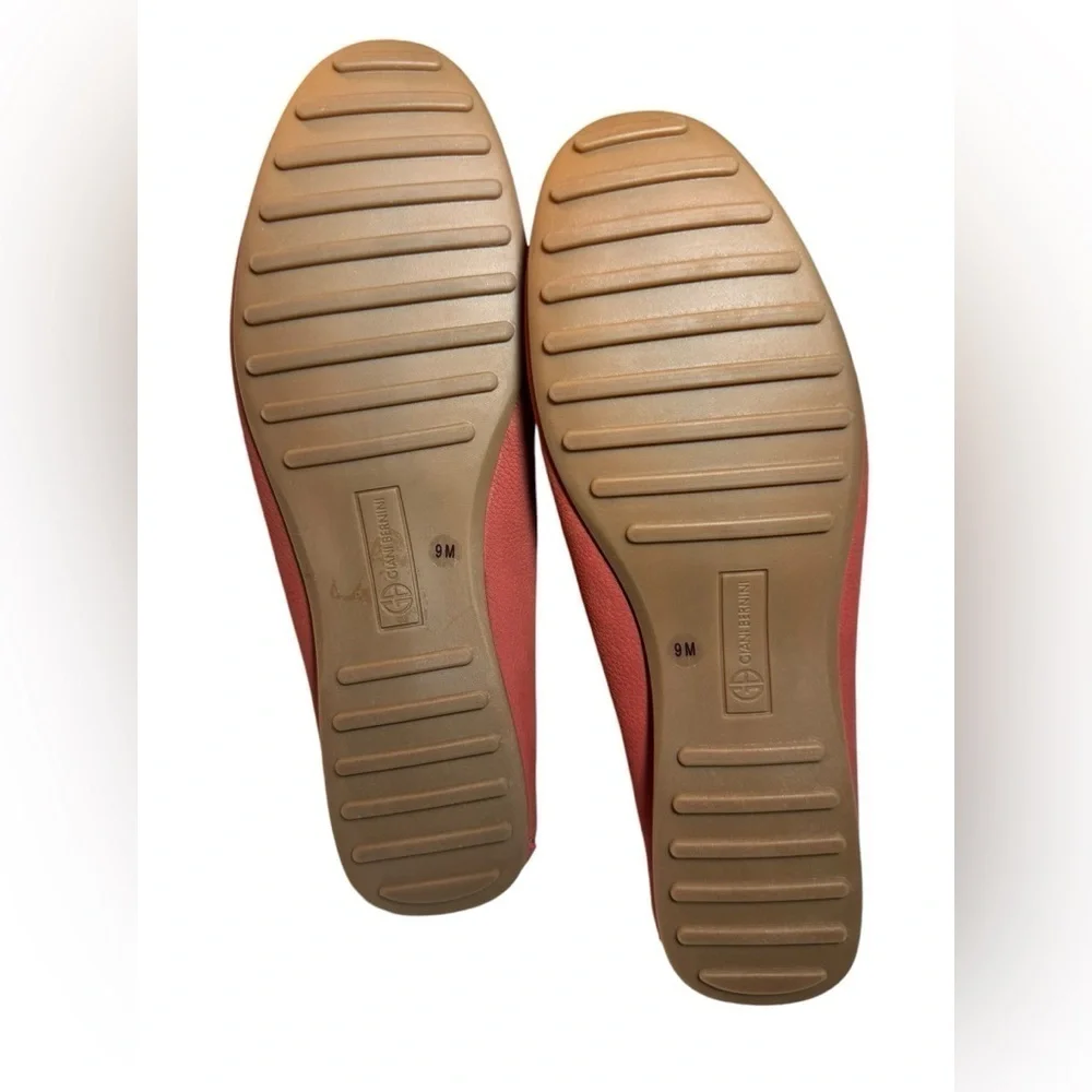 Giani Bernini Red Leather Loafers